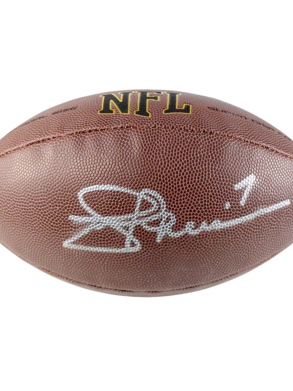 Joe Theismann Signed Wilson Football Commanders Notre Dame MVP Proof COA